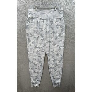 Gap Joggers‎ Womens Large Tall Gray Camouflage Fit Eclipse Jogging Gym Yoga Camo